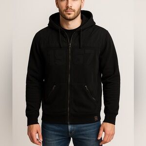 Polo Ralph Lauren 1967 Black Hoodie Jacket – Size XL